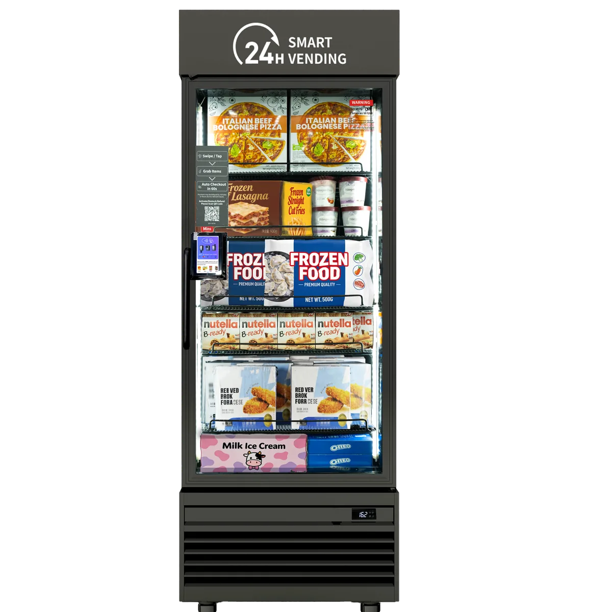 AI Vending Freezer 550 smart vending cooler