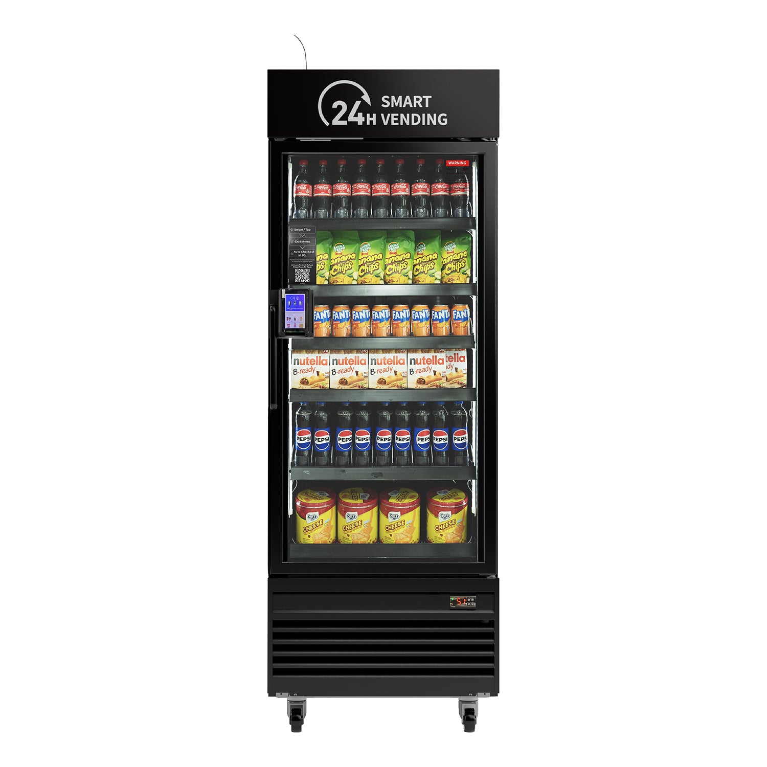 Smart Cooler Pro 542 glass-front AI vending cooler